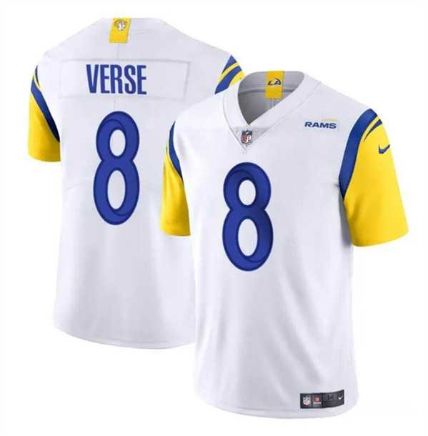 Men & Women & Youth Los Angeles Rams #8 Jared Verse White 2024 Draft Vapor Untouchable Stitched Jersey,We sell and wholesale Men & Women & Youth Los Angeles Rams #8 Jared Verse White 2024 Draft Vapor Untouchable Stitched Jersey on line form chian!
